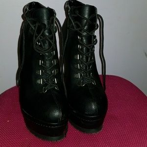 Gothic Heel Booties
